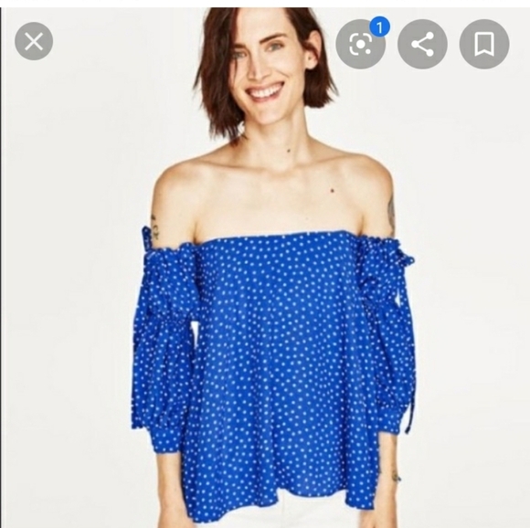BNWT ZARA printed  top - Picture 4 of 11